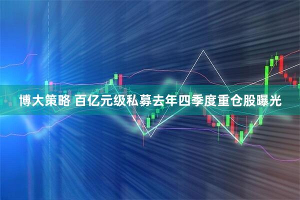 博大策略 百亿元级私募去年四季度重仓股曝光